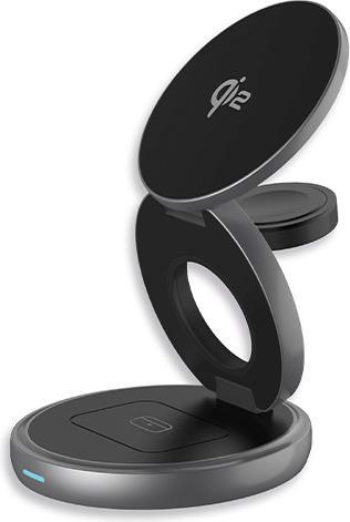 Immagine prodotto LMP Twist 3-in-1,wireless charging station iPhone (15 W)
