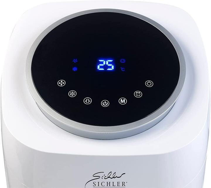 Produktbild Sichler 3in1-Luftkühler, Luftbefeuchter & Ionisator, Touch-Tasten, Timer, 65 W (20 m²)