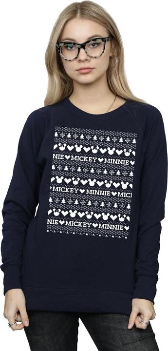 Produktbild Disney Mickey And Minnie Christmas Fair Isle Sweatshirt (S)