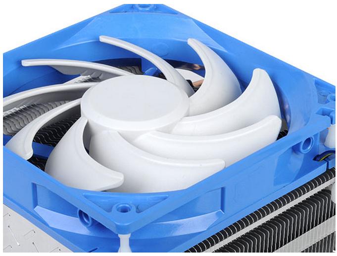 Actual product image Silverstone SST-AR01 - Argon CPU cooler with 3 heat pipes, Direct Contact Heatpipe technology and e