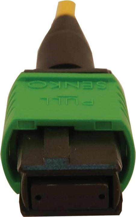 Actual product image Eaton 40/100/400G Singlemode 9/125 OS2 Breakout Fibre Optic Cable 16F MTP/MPO-APC to 8x Du (2 m)