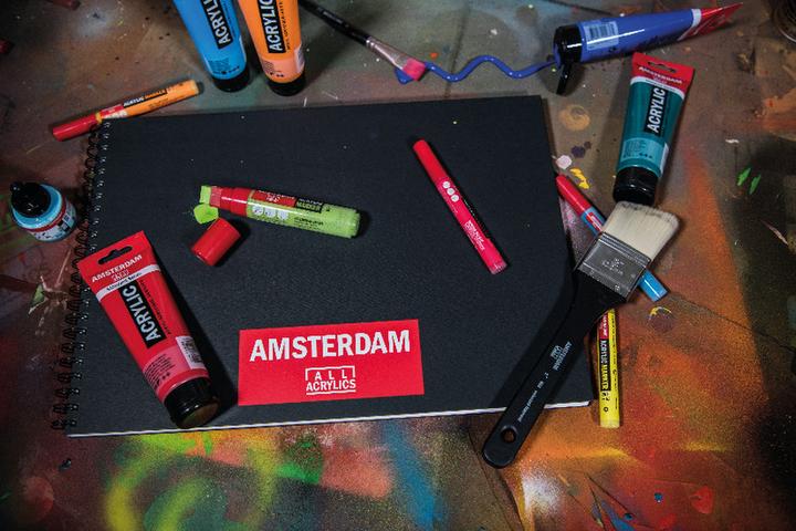 Actual product image Amsterdam Acrylic Paint Standard Series 718 (Warm grey, 120 ml)