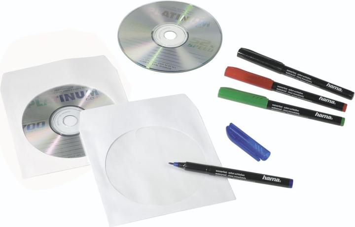 Actual product image Hama CD/DVD paper sleeves