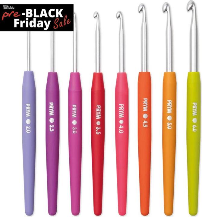 Actual product image Prym Crochet hook set soft grip