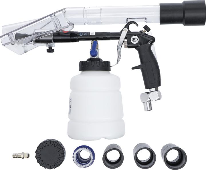 Produktbild BGS Druckluft-Reinigungspistole mit Bürsten- und Saugaufsatz 7-tlg.