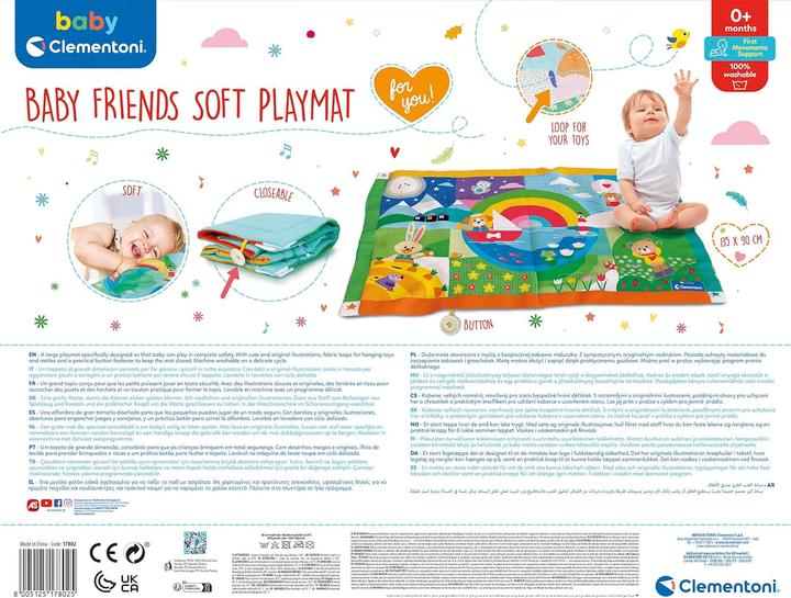 Immagine prodotto Clementoni Baby - Tappeto da gioco morbido