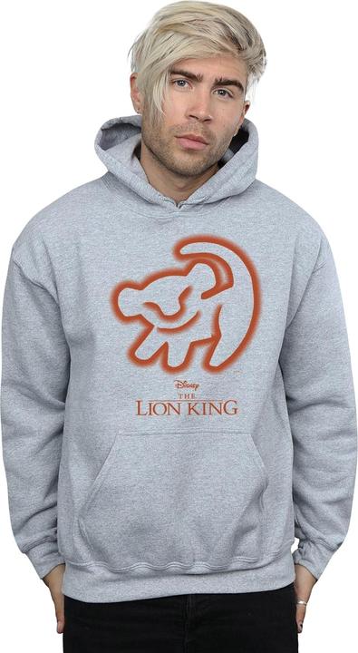 Actual product image Disney Mens The Lion King Cave Drawing Hoodie (L)