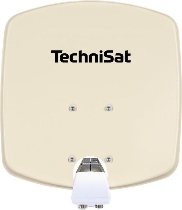 Actual product image TechniSat DigiDish 33 + Twin LNB Beige Sat/Installation (Parabolic antenna, DVB-S / -S2)
