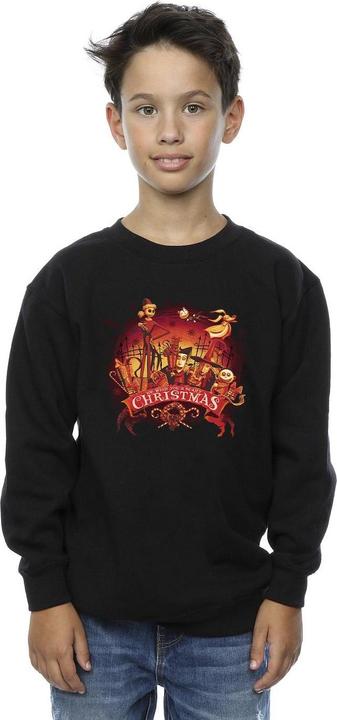 Actual product image Disney Boys The Nightmare Before Christmas Scary Christmas Sweatshirt (104)