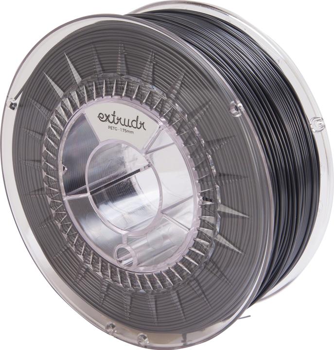 Actual product image Extrudr PETG Anthracite 1.75 mm 2.500 g (PETG, 1.75 mm, 2.50 g, Grey)