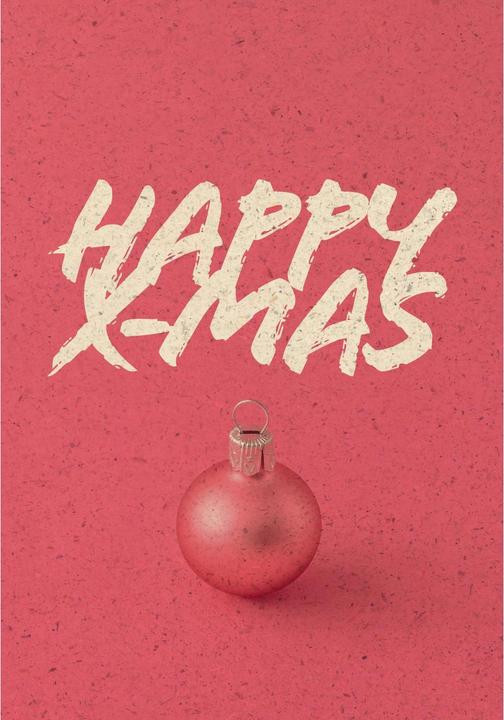Produktbild Weihnachtskarte Graspapier - Text, 12.2 x 17.5 cm (1 Stk.)