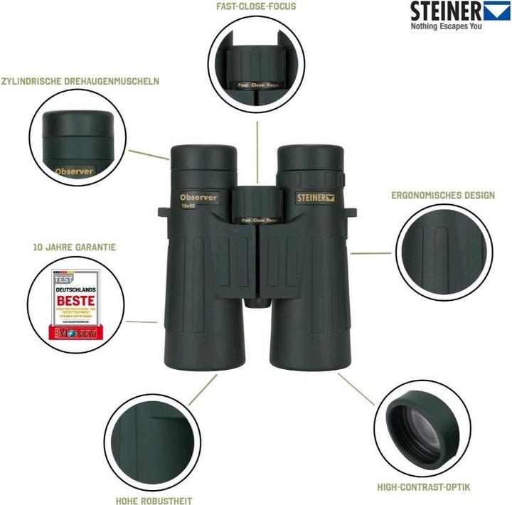 Actual product image Steiner Binocular Observer (10 x, 42 mm)