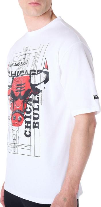 Actual product image New Era NBA Shirt - GRAPHIC Chicago Bulls weiss - L (L)
