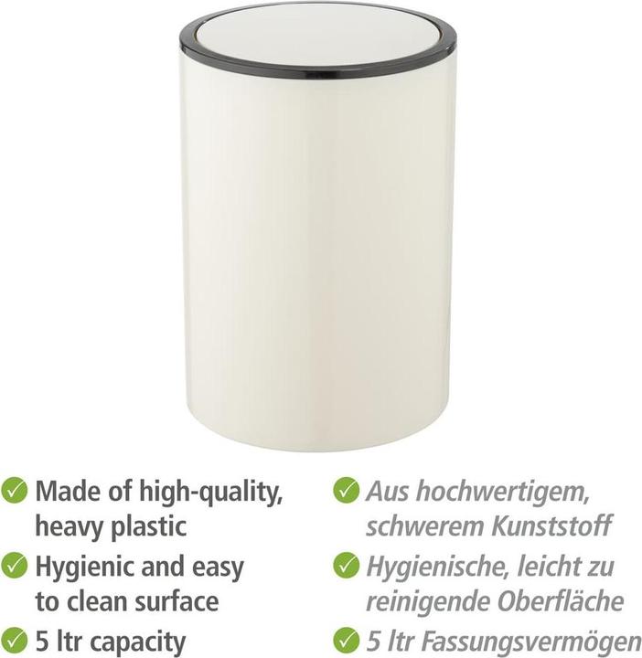 Actual product image Wenko Swing top bin Inca 5l (5 l)