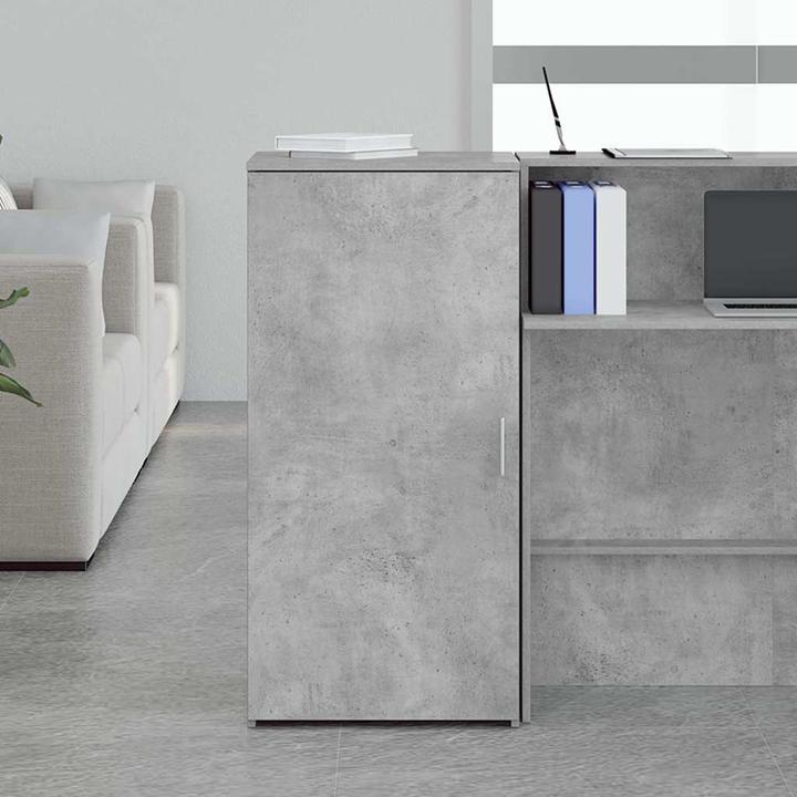 Image du produit VidaXL Armoire de stockage gris béton 50x45x103,5 cm Armoire en bois composite