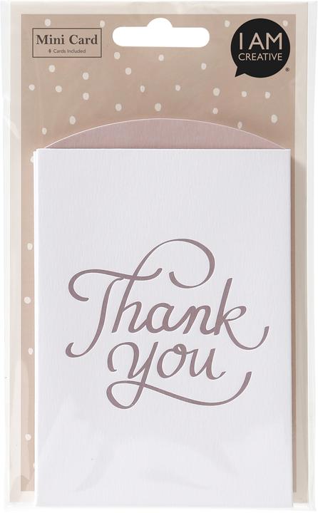Immagine prodotto I Am Creative Set di carte di ringraziamento (4 pz.)