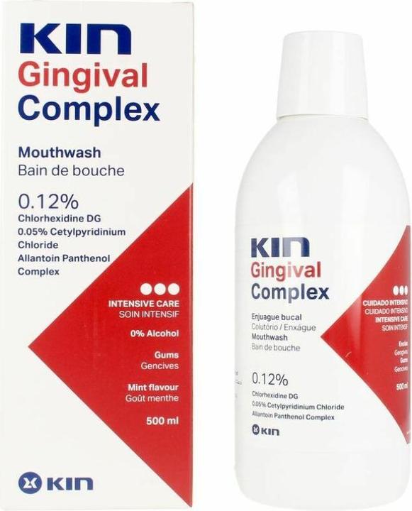 Actual product image KIN Hygiene GINGIVAL COMPLEX Mouthwash 500ml (500 ml, Mouthwash)