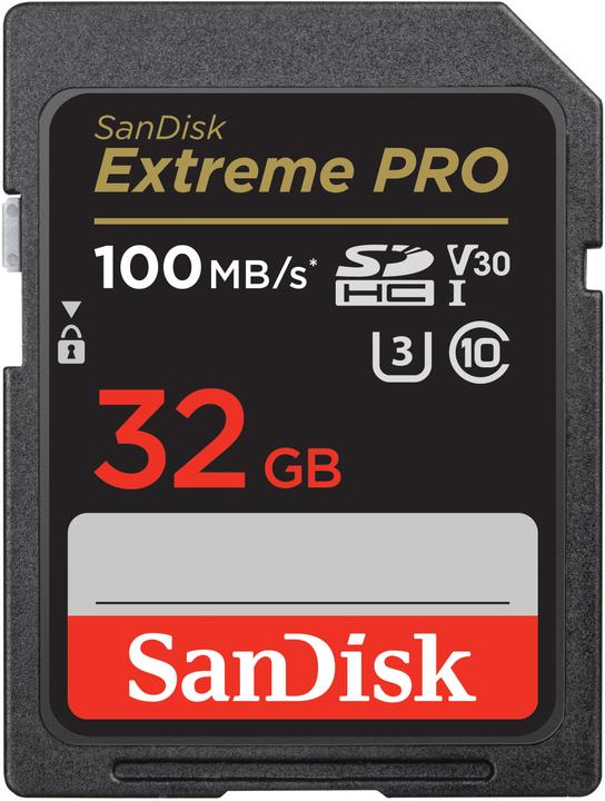 SanDisk Extreme PRO UHS-I V30 (32 GB, SDHC, U3, UHS-I)