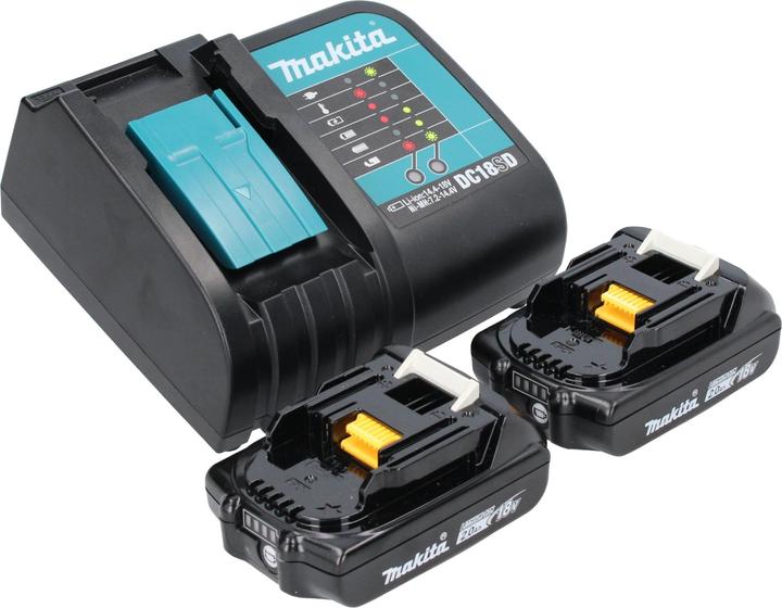 Produktbild Makita DHR 171 SAX3 Akku Bohrhammer 18 V 1,2 J SDS-Plus Brushless + 2x Akku 2,0 Ah + Ladegerät + 65 (Akkubetrieb)