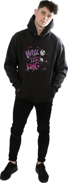 Immagine prodotto Disney Nightmare Before Christmas Hail The King Felpa con Cappuccio Uomo (L)