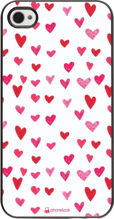 Actual product image PhoneLook Coque Valentine 2022 Many pink hearts (Apple iPhone 4)