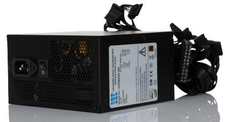 Produktbild Rs Pro PC Netzteil 600W 100  240V dc, 3.3V, 5V, 5VSB, 12V, -12V / 0.3A, 2.5A, 17A, 19A, 54A, 5 Ausg (600 W)