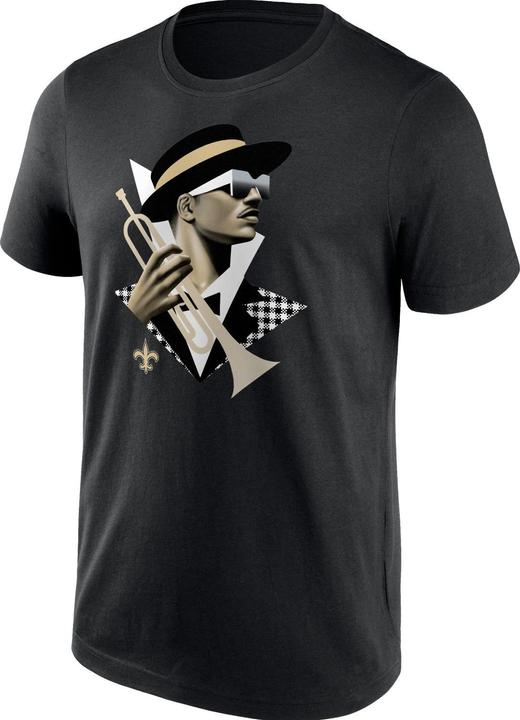 Actual product image Fanatics NFL Shirt - ILLUSTRATION New Orleans Saints - XL (XL)