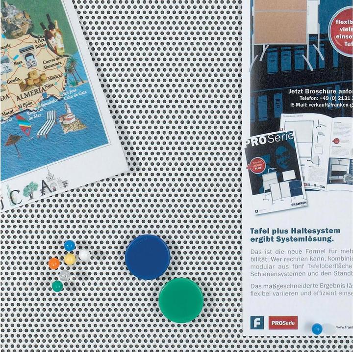 Produktbild Franken Pinnwandtafel Pin'n'Mag X-tra, Textil, 3 Tafelgrössen, auch magnethaftend (Wandtafel, 4.5 x 79 x 131 cm)