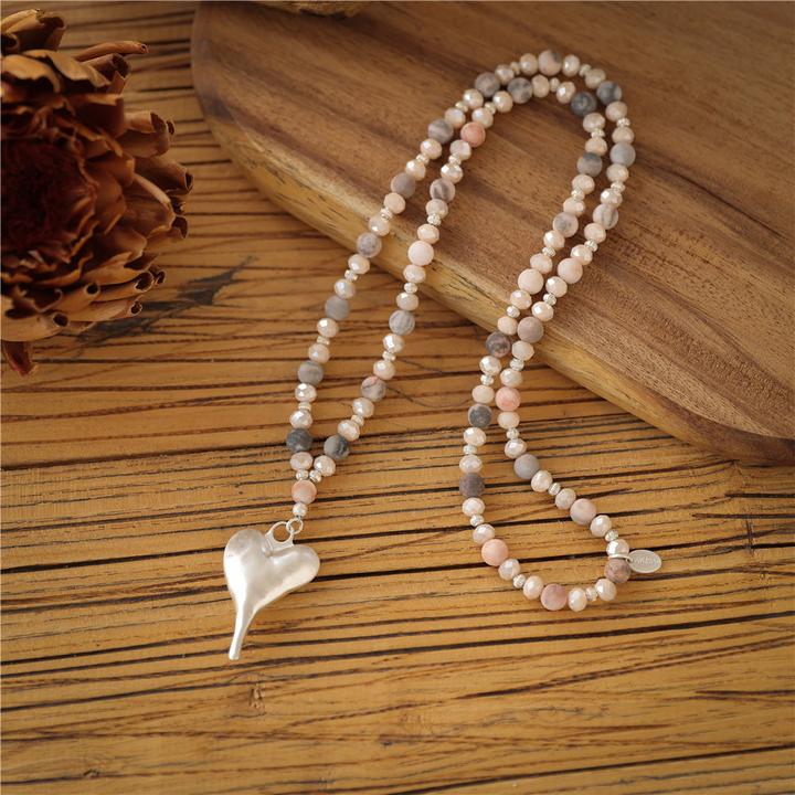 Image du produit Andreani Collier avec jaspe rouge véritable (8 cm)