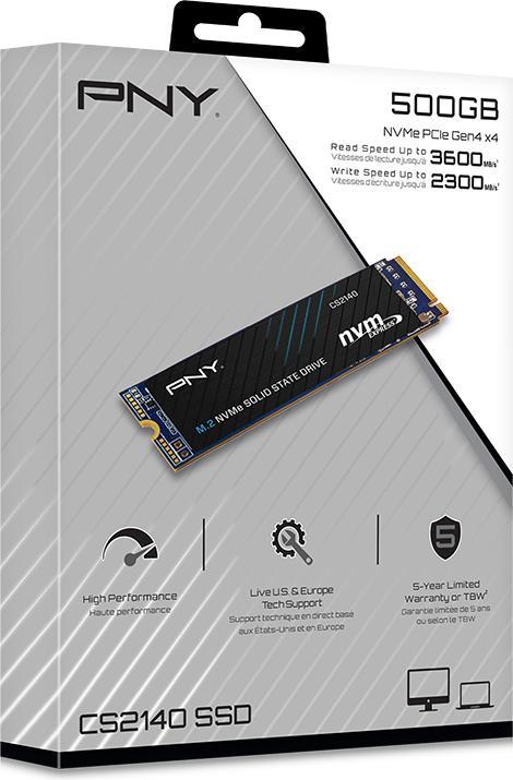 Image du produit PNY CS2140 (500 Go, M.2 2280)