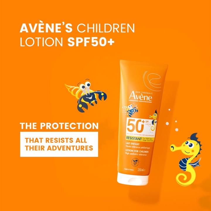 Actual product image Avène Kindersonnenmilch (Suntan lotion, SPF 50+, 250 ml)