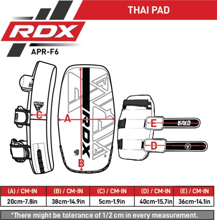 Produktbild Rdx Thai Pad F6 (1 Stück) (One Size)