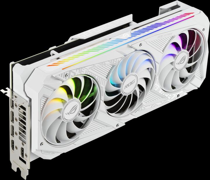 Image du produit ASUS GeForce ROG STRIX RTX 3070 O8G BLANC (8 Go)