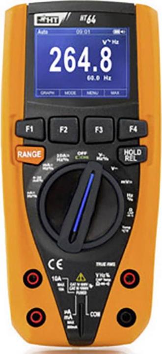 HT Instruments Multimetro manuale professionale TRMS fino a 1000 V / IV (CAT III 1000V, CAT IV 600V)