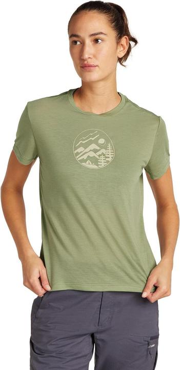 Actual product image Icebreaker Women Merino Blend Core SS Tee Camping Circle (XL)