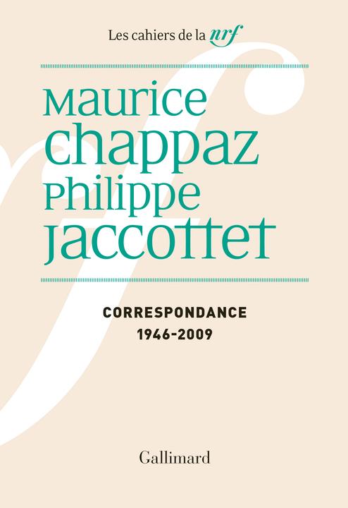 Produktbild Correspondance 1946-2009 (Französisch, Jaccottet Philippe, Chappaz Maurice, 2023)