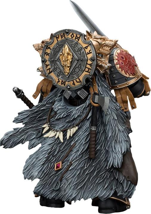 Produktbild Joy Toy Warhammer The Horus Heresy Actionfigur 1/18 Space Wolves Leman Russ Primarch of the VIth Legion 12 c