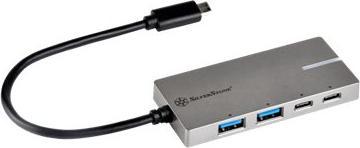 Actual product image Silverstone EP09 Hub (USB-C, 4 Ports)