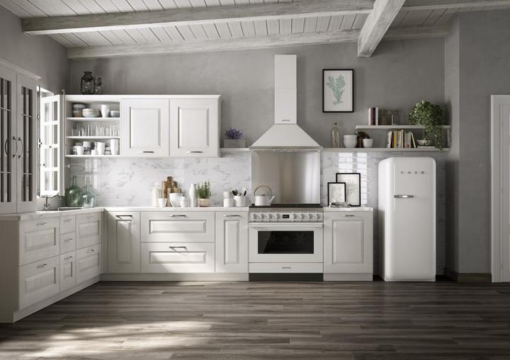 Actual product image Smeg FAB28RWH6 Kühlschrank Rechtsanschlag Weiss 50's Style (270 l)
