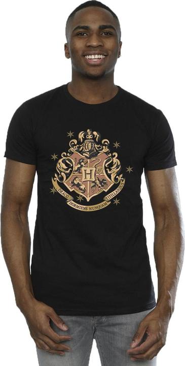 Image du produit - T-shirt GOLD HOGWART CREST - Homme (4XL)