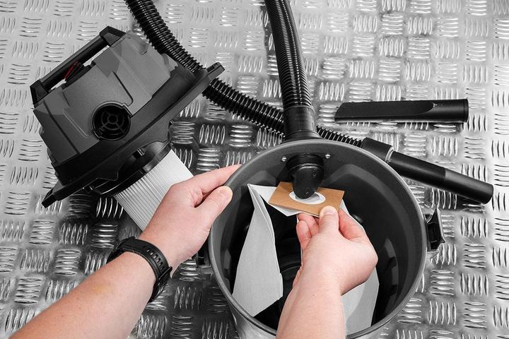 Productafbeelding Graphite Werkplaats stofzuiger Energy+ 18V Li-lon, nat en droog, 12L tank (Nat-droog stofzuiger)
