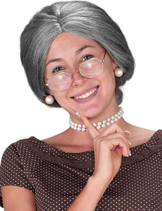 Produktbild Fun World Division Oma - Grossmutter Kostüm Perücke für Fasching