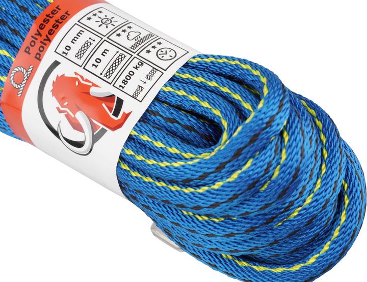 Image du produit Mamutec Corde en polyester 10 mm 10 m (10 m)