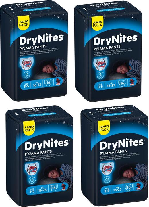 Huggies Nachtwindeln Jumbo-Pack Boy (Gr. S, Monatsbox, 64 Stück)