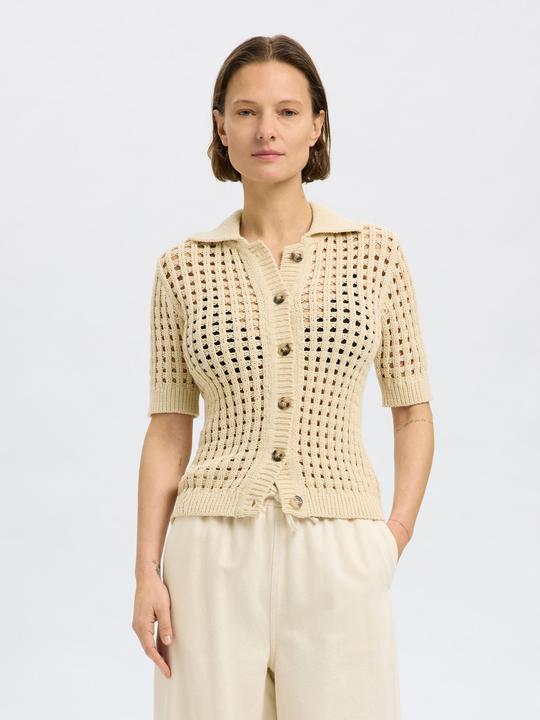 Produktbild Selected Femme Häkel-Look Strickjacke (XL)