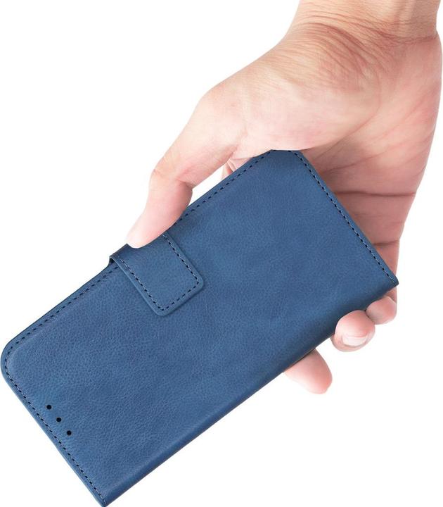 Actual product image Mobiparts Classic Wallet Case Samsung Galaxy A56 Steel Blue (Samsung Galaxy A56)