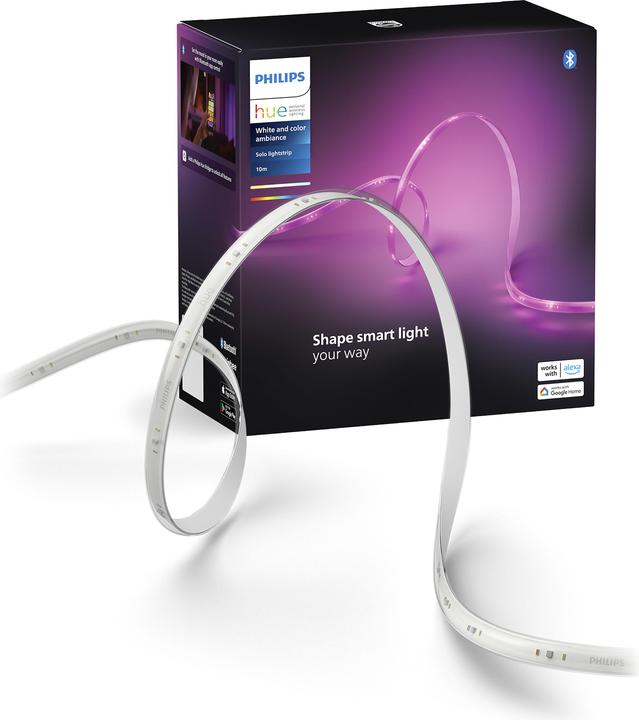 Philips Hue Lightstrip Solo (Mehrfarbig, 1000 cm, Indoor)
