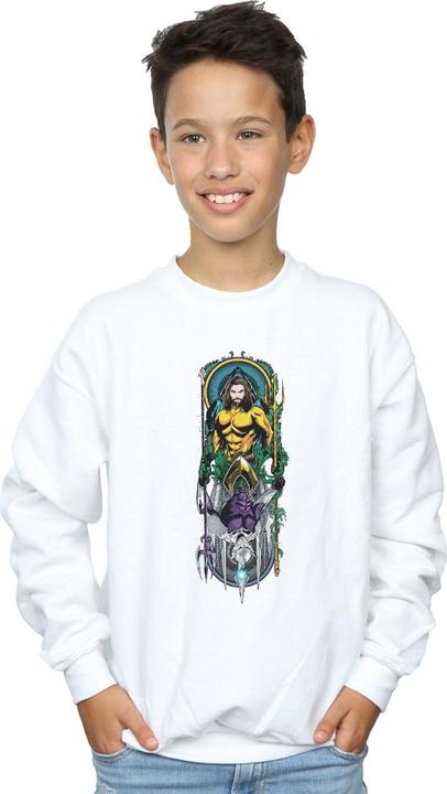 Immagine prodotto Felpa Aquaman Ocean Master per ragazzi (152, 158)