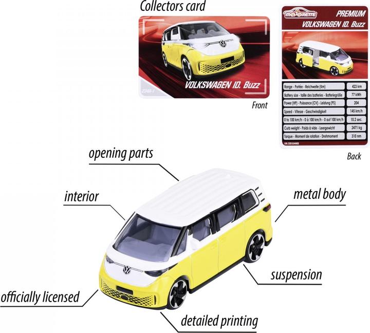 Actual product image Majorette VW ID Buzz