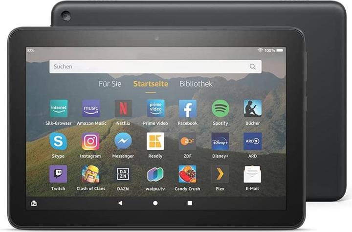 Amazon Fire HD 8 incl. Alexa /SO Android (WLAN uniquement, 8", 32 Go, Noir)